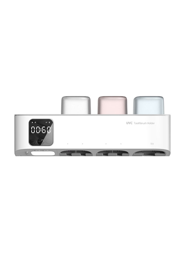 UV Toothbrush Sanitizer Sterilizer Box White