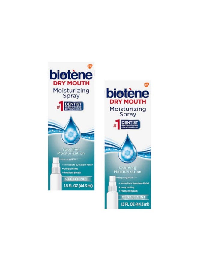 Biotene Moisturizing Mouth Spray, 1.5 Fl Oz - 2Pc