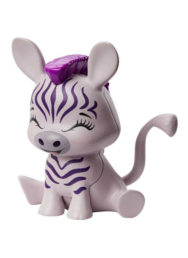 Enchantimals Zadie Zebra Doll (6 In) & Ref Animal Friend Figure From Sunny Savanna Collection Small Doll With Removable Skirt And Accessories Great Gift For 3 To 8 Year Olds