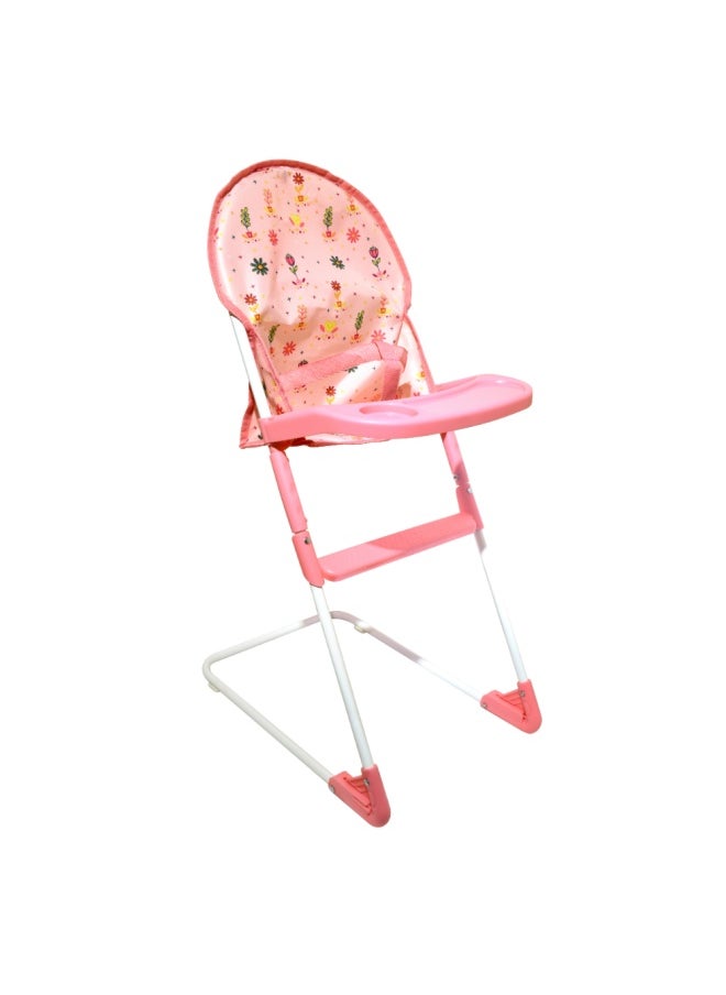 Folding High Chair For Dolls Up To 22 inch from Peterkin gift for kids of Age above 3 years