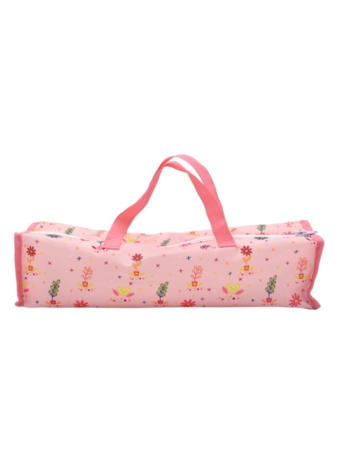 Large Travel Cot With Quilt Pillo With & Travel Bag For Dolls Up To 18 inch from Peterkin gift for kids of Age above 3 years