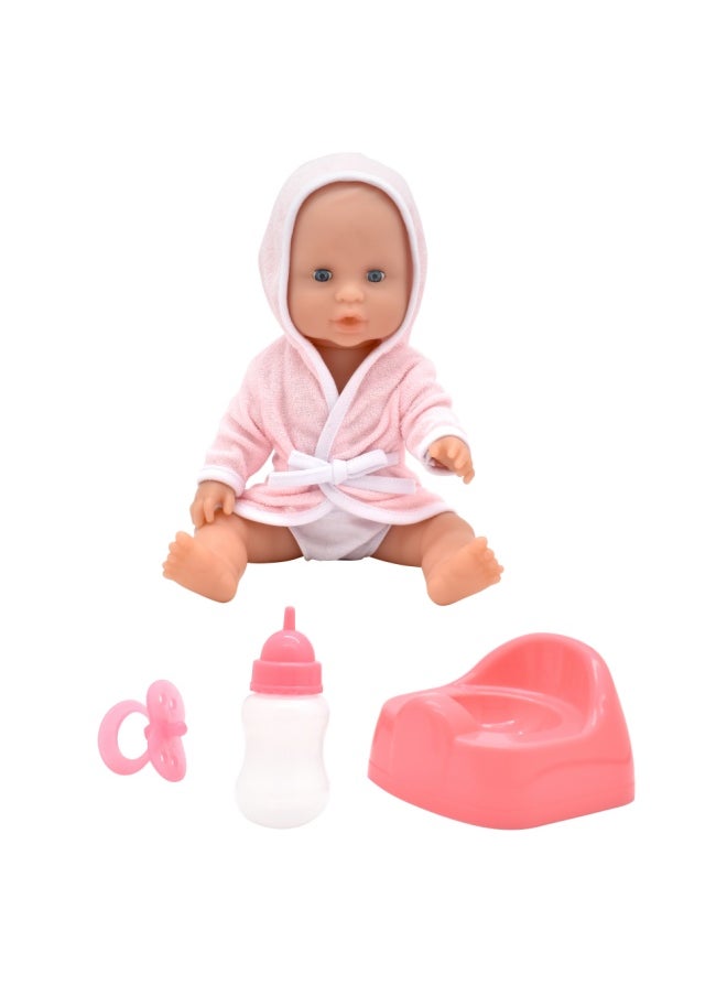 Baby Dribbles 12 inch Deluxe Drink and With et Doll from Peterkin gift for kids of Age above 18 months