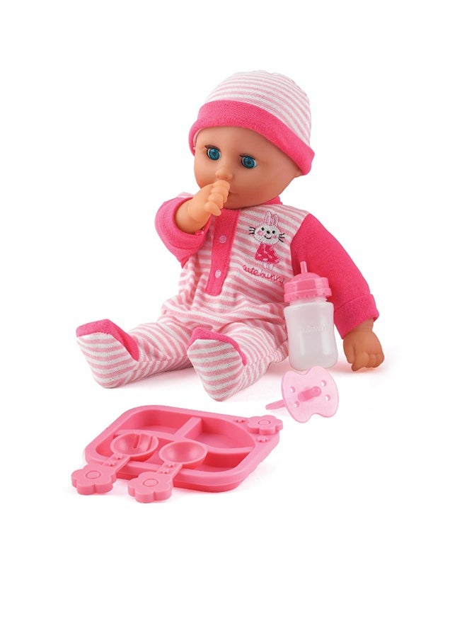 Talking Tilly 12 inch Interactive Soft Doll 16 Real Baby Sounds from Peterkin gift for kids of Age above 10 months