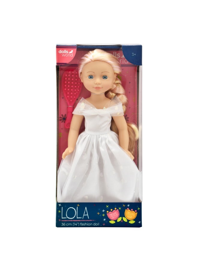 Lola 14 inch Fashion Doll With Moving Arms and Legs from Peterkin gift for kids of Age above 3 years