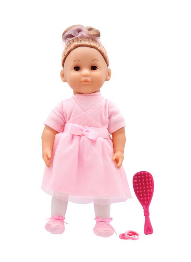 Charlotte 14 inch Soft Doll Sleeping Eyes With Hair & Accessories from Peterkin gift for kids of Age above 18 months