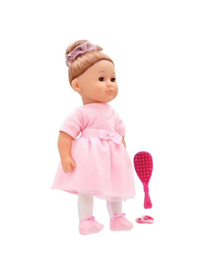Charlotte 14 inch Soft Doll Sleeping Eyes With Hair & Accessories from Peterkin gift for kids of Age above 18 months