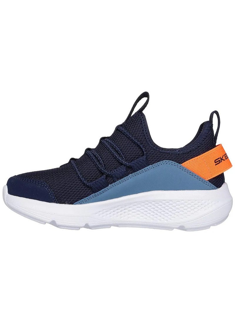 Skechers GO RUN Elevate Slip On Shoes - Navy & Orange