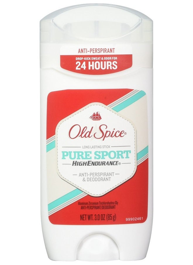 High Endurance Anti-Perspirant & Deodorant, Pure Sport 3 Oz ,Pack Of 2