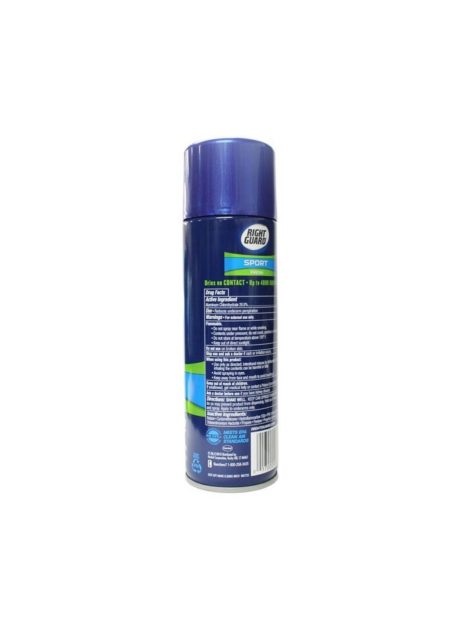 Antiperspirant Spray, Sport Fresh 6 Oz(Pack Of 3)