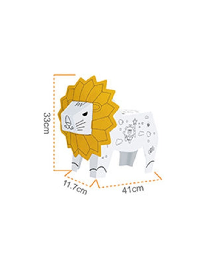 Diy Doodle Lion, With Light & Music 34*4.5*25cm