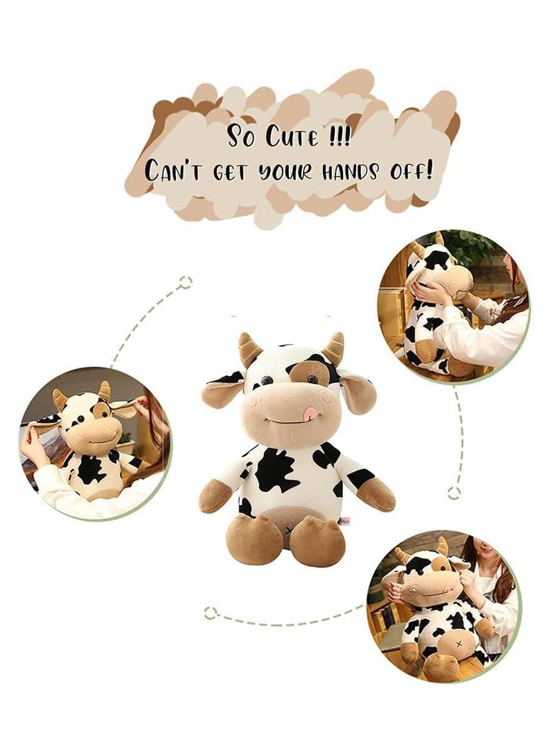 Cow plush stuffed animal toy