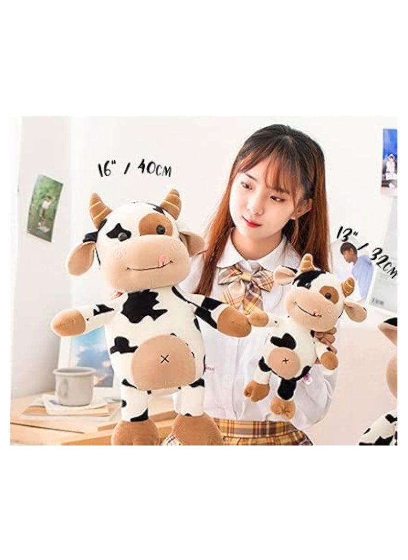 Cow plush stuffed animal toy