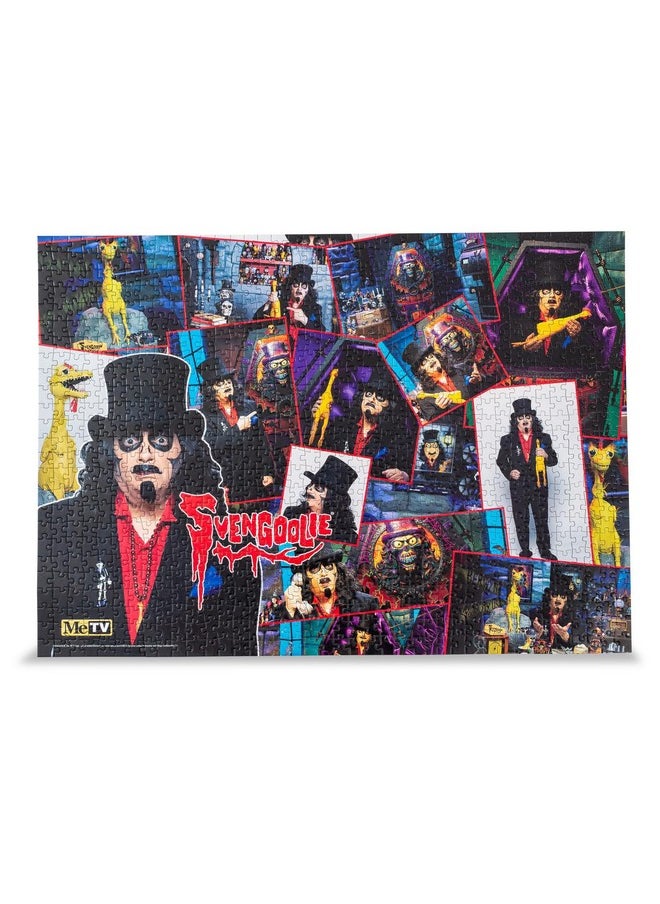 Svengoolie Collage 1000-Piece Jigsaw Puzzle | Fun Brain Teaser, Toys & Games For Adults | 19 X 27 Inches