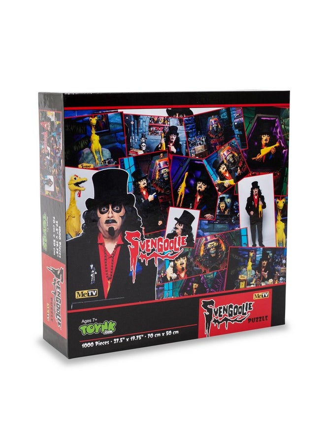 Svengoolie Collage 1000-Piece Jigsaw Puzzle | Fun Brain Teaser, Toys & Games For Adults | 19 X 27 Inches