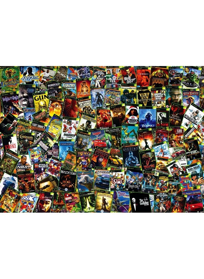 X-Treme Games Collage Puzzle For Adults And Kids | Difficult 1000-Piece Jigsaw Puzzle Toy | Interactive Brain Teaser, Fun Quarantine Gifts | 28 X 20 Inches