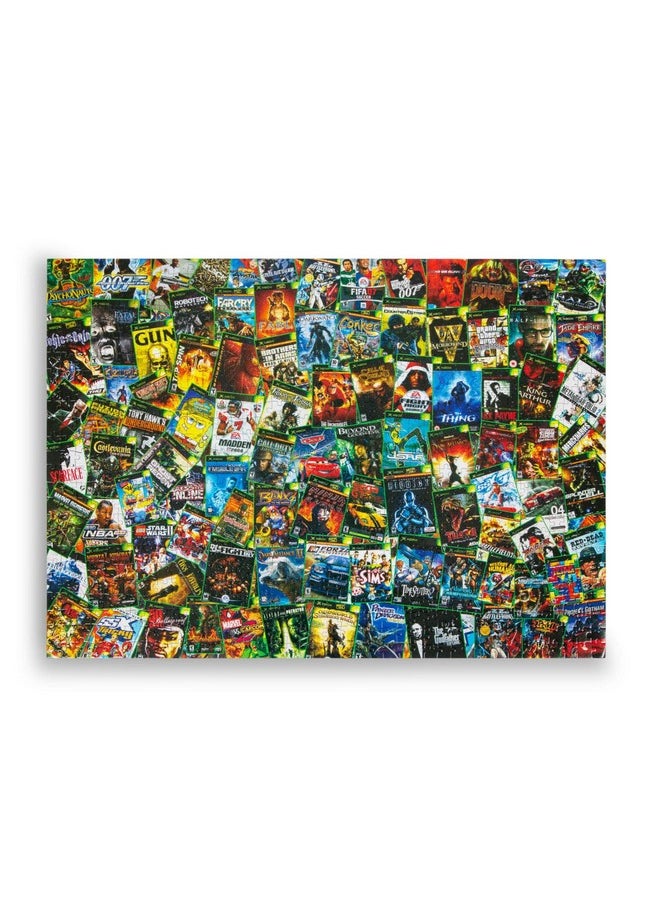 X-Treme Games Collage Puzzle For Adults And Kids | Difficult 1000-Piece Jigsaw Puzzle Toy | Interactive Brain Teaser, Fun Quarantine Gifts | 28 X 20 Inches