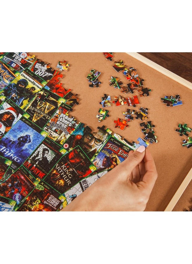 X-Treme Games Collage Puzzle For Adults And Kids | Difficult 1000-Piece Jigsaw Puzzle Toy | Interactive Brain Teaser, Fun Quarantine Gifts | 28 X 20 Inches