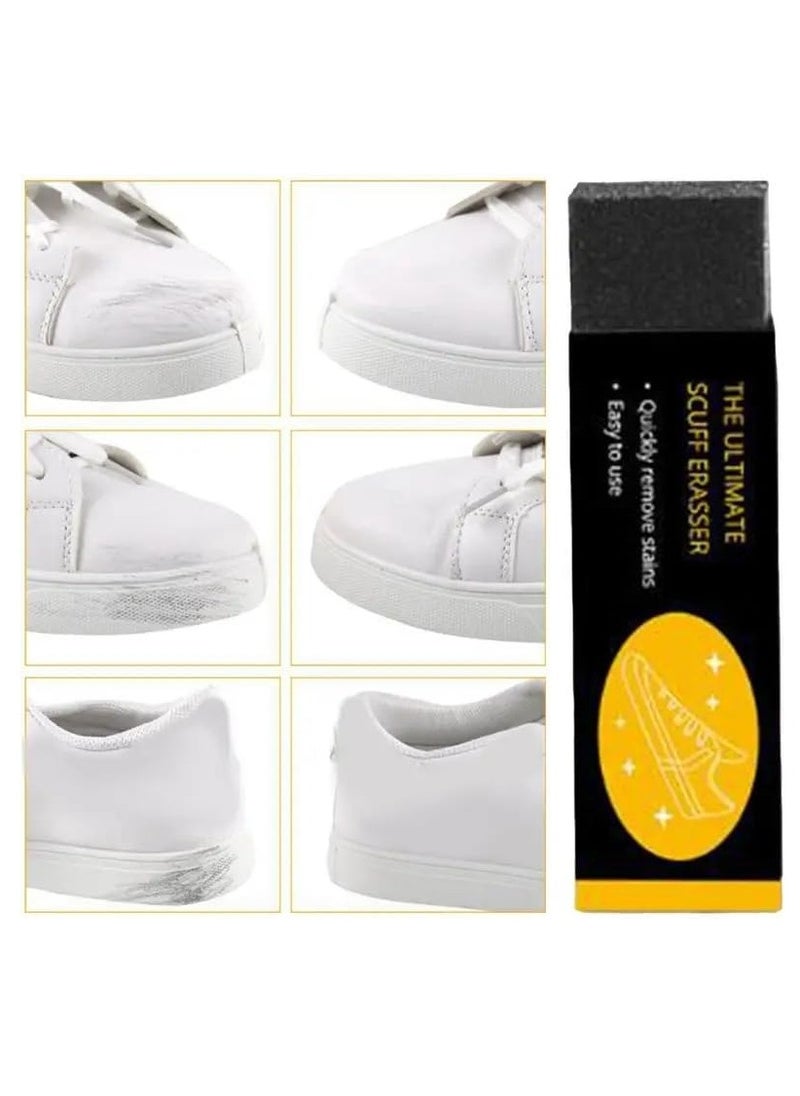 3-Pack White Shoes Cleaning Tools Suede Shoe Brush Suede Shoe Decontamination Eraser (White)