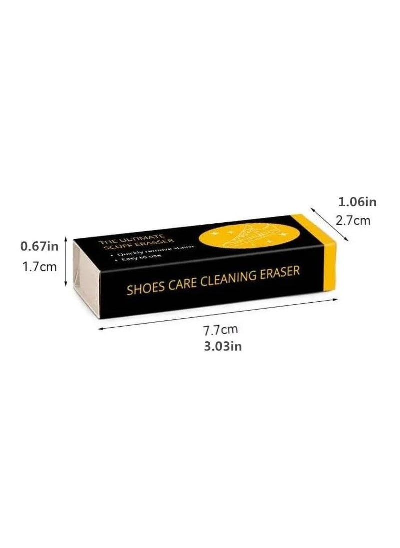 3-Pack White Shoes Cleaning Tools Suede Shoe Brush Suede Shoe Decontamination Eraser (White)