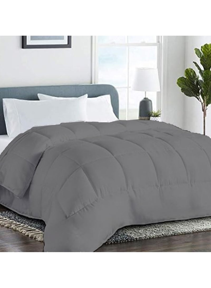 Duvet Single(150x200) Double(200x220), Color Grey