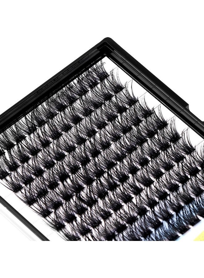 Handmade D Curl 10-20Mm To Choose 120Pcs Natural Long Individual Thick Base Cluster Eyelashes Dramatic Look Diy Volume Eye Lashes Extensions (20Mm)