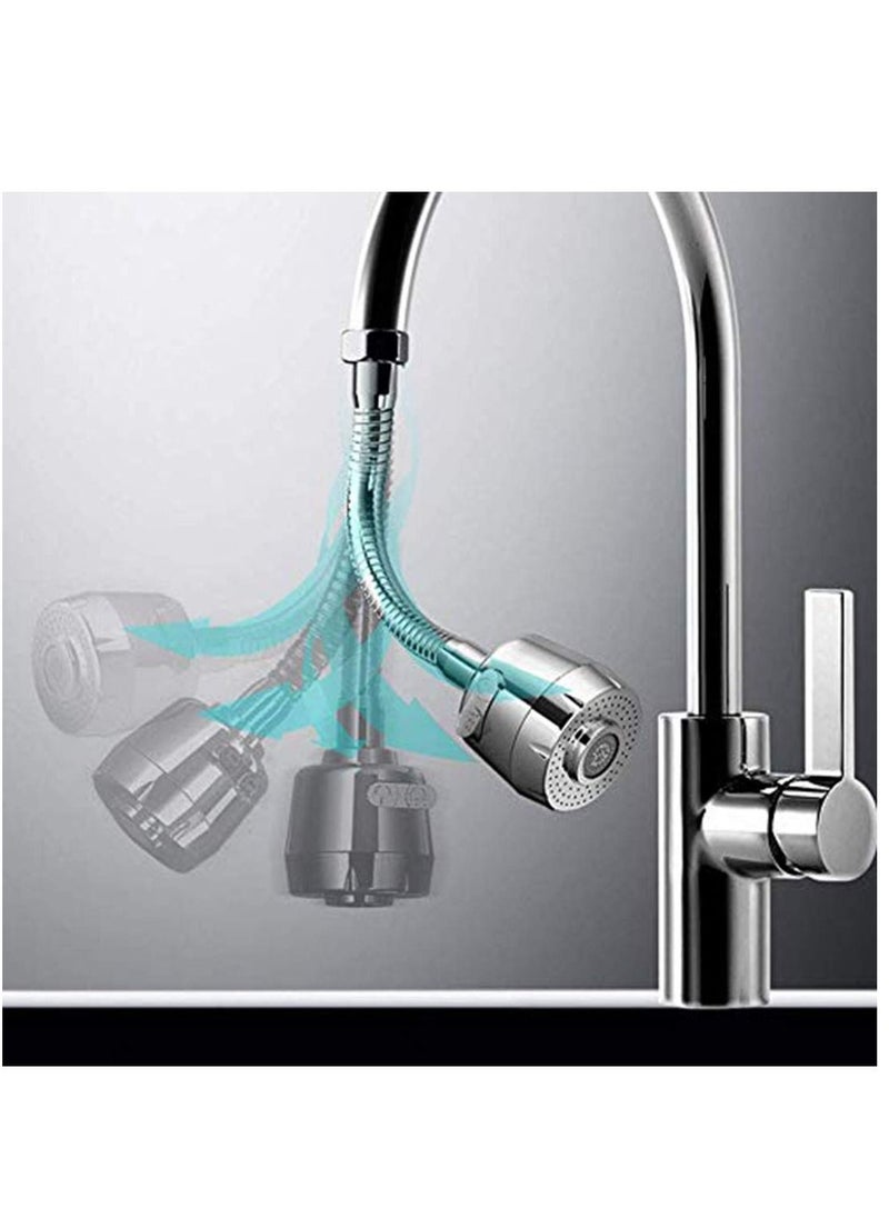 360 Rotating Faucet Sprayer Kitchen Faucet Accessories Booster Shower Household Faucet Water Splash Filter Kitchen Sink Filter Water Saver Nozzle