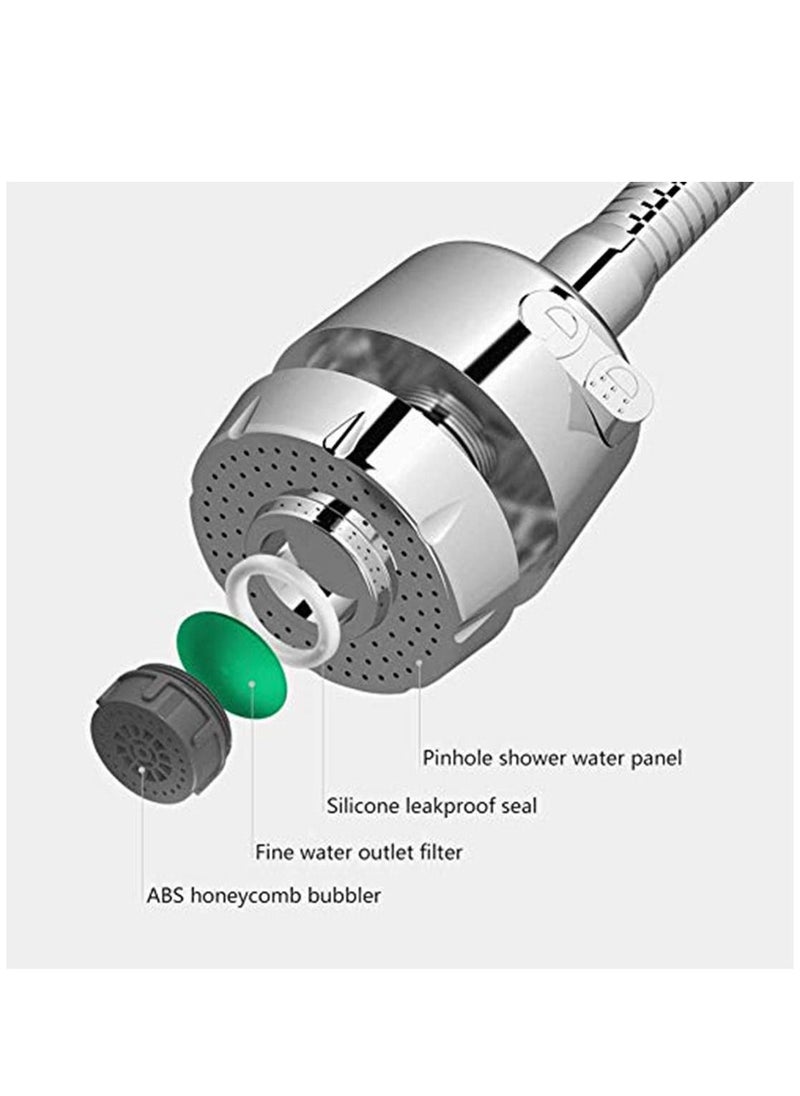 360 Rotating Faucet Sprayer Kitchen Faucet Accessories Booster Shower Household Faucet Water Splash Filter Kitchen Sink Filter Water Saver Nozzle