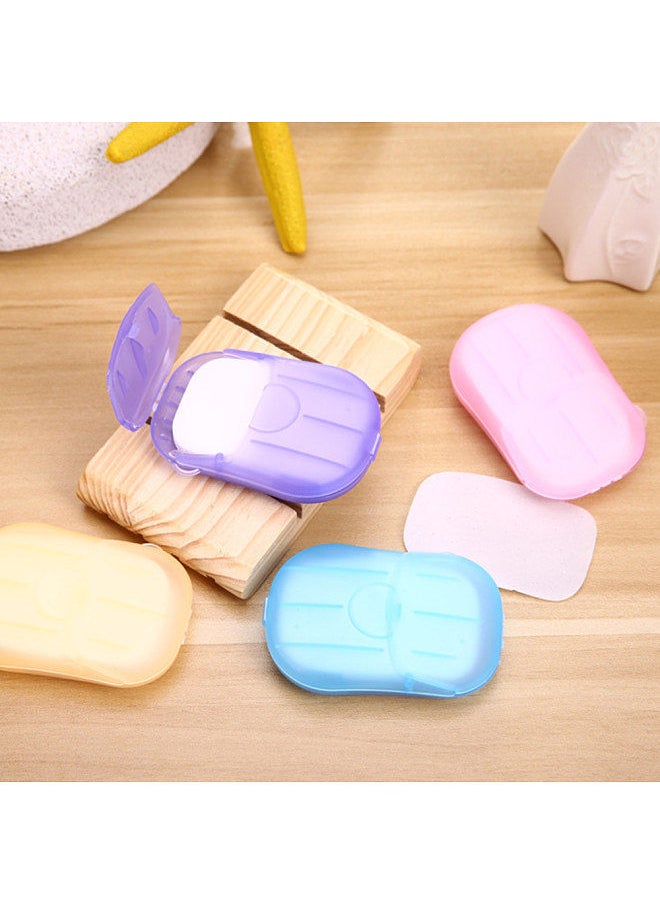 Travel Disposable Soap Tablets Soap Tissue Portable Hand Washing Mini Soap Tissue