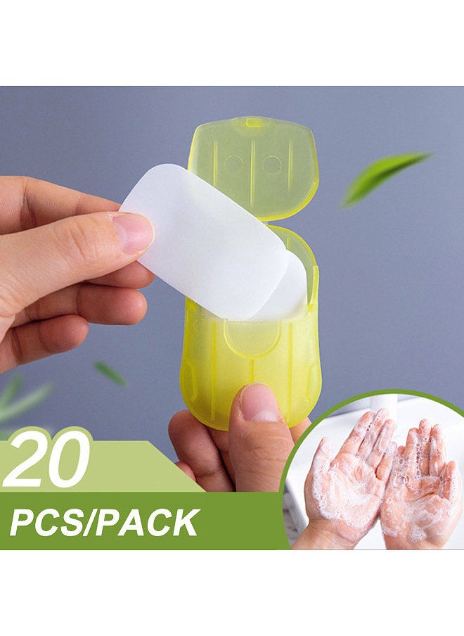 Travel Disposable Soap Tablets Soap Tissue Portable Hand Washing Mini Soap Tissue