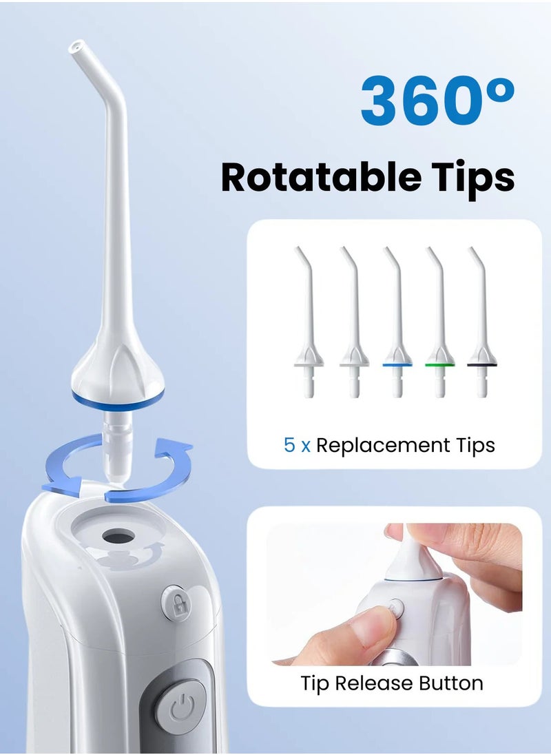 RENPHO Rechargeable Water Flosser Oral Irrigator Portable