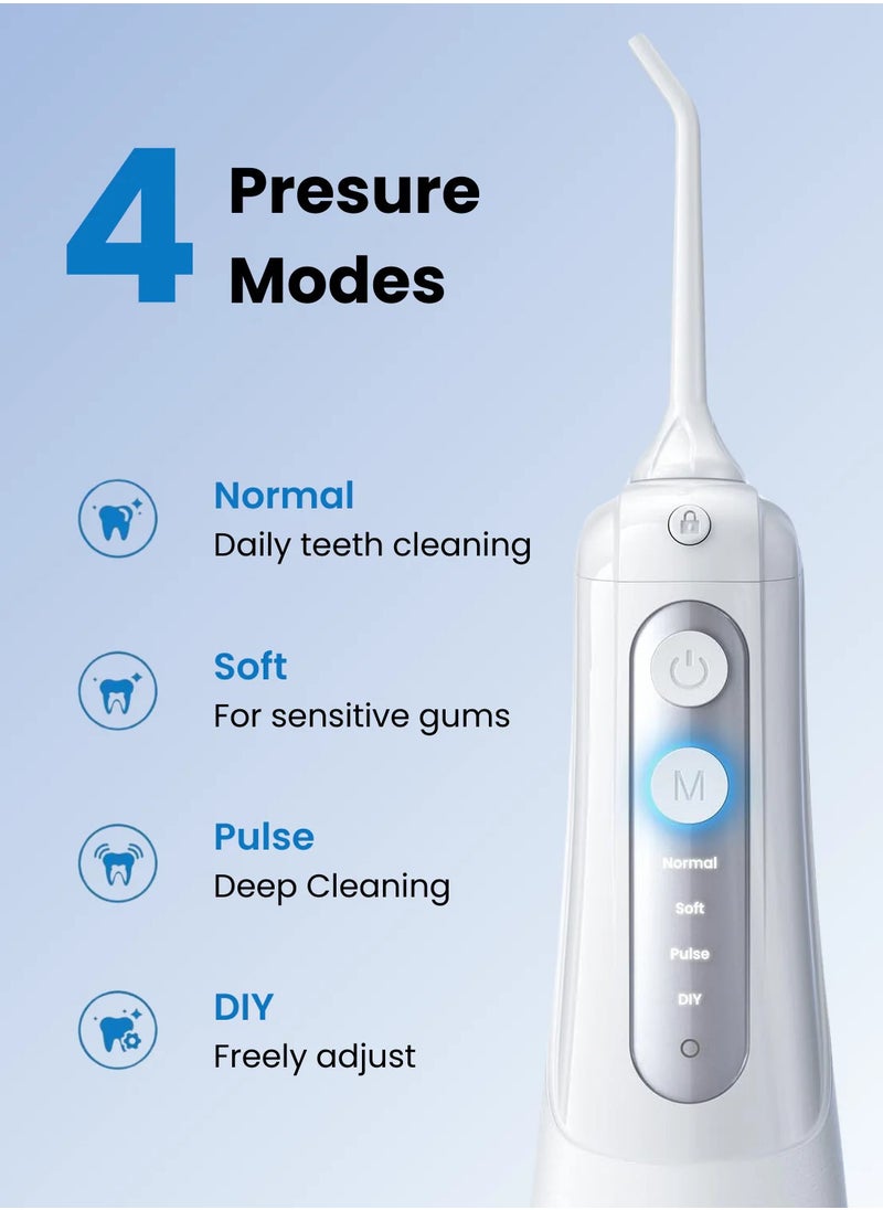 RENPHO Rechargeable Water Flosser Oral Irrigator Portable