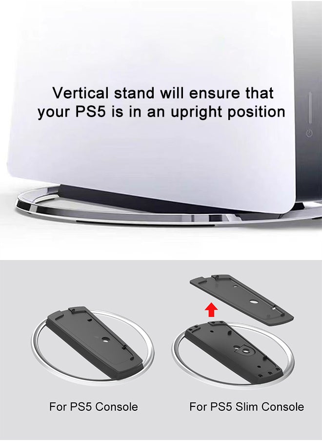 Vertical Stand for PS5 Consoles - Playstation 5 Slim Base Accessories