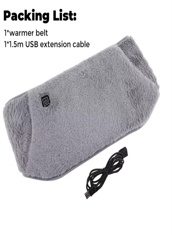 USB extension cord electric heating belt, hand warmer winter heater, hot compress therapy abdomen waist, menstrual uterus warming pad, portable suitable for travel, hotel