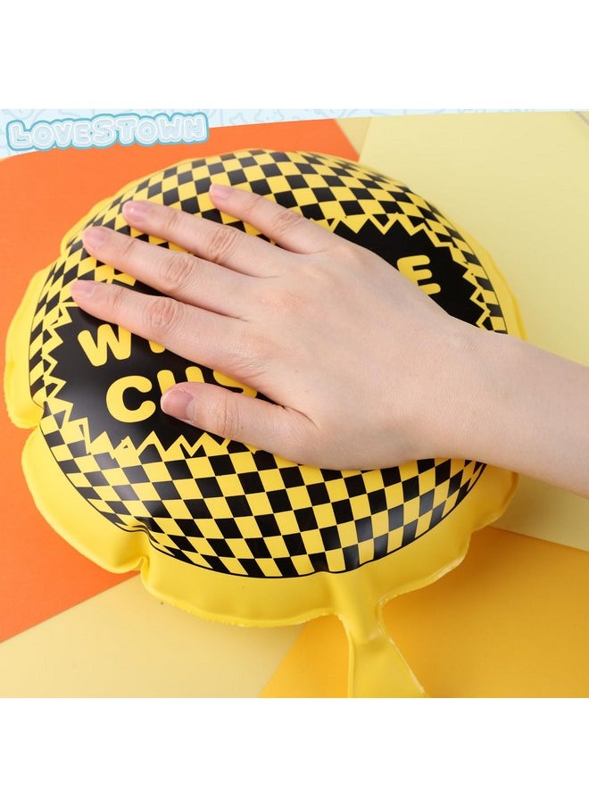 2Pcs Whoopee Cushions, Fart Pillow Fun Toy Prank Toys 10 Inch For Kids Party Favors Yellow