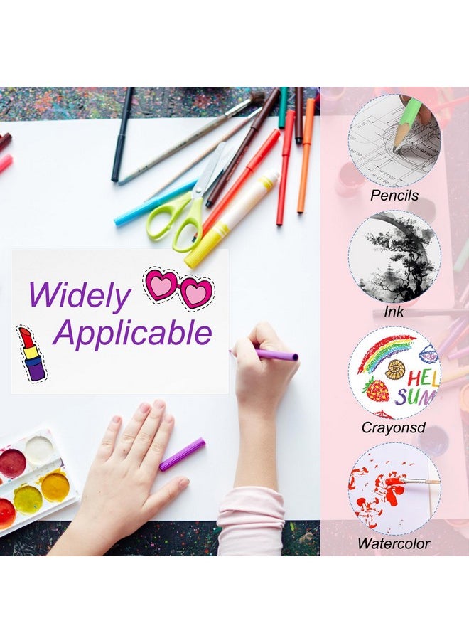 50 Sets Pure Cotton Watercolor Cards 140Lb/300 Gsm Postcards With Envelopes For Art Painting Creative Thank Notes, 4X6 Inch