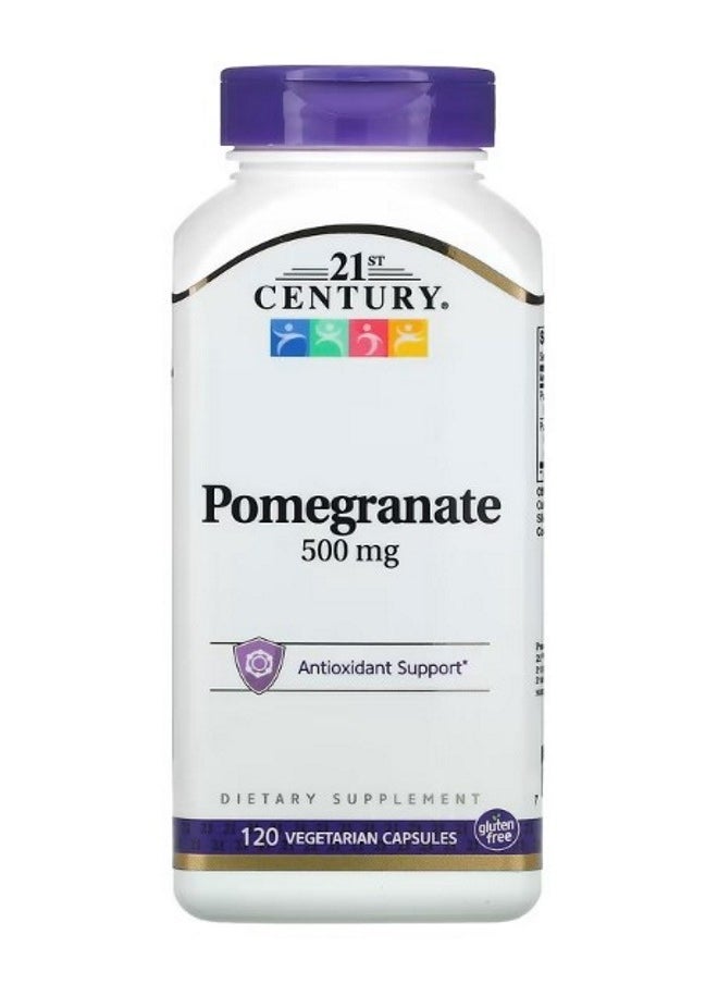 Pomegranate 500 mg 120 Vegetarian Capsules