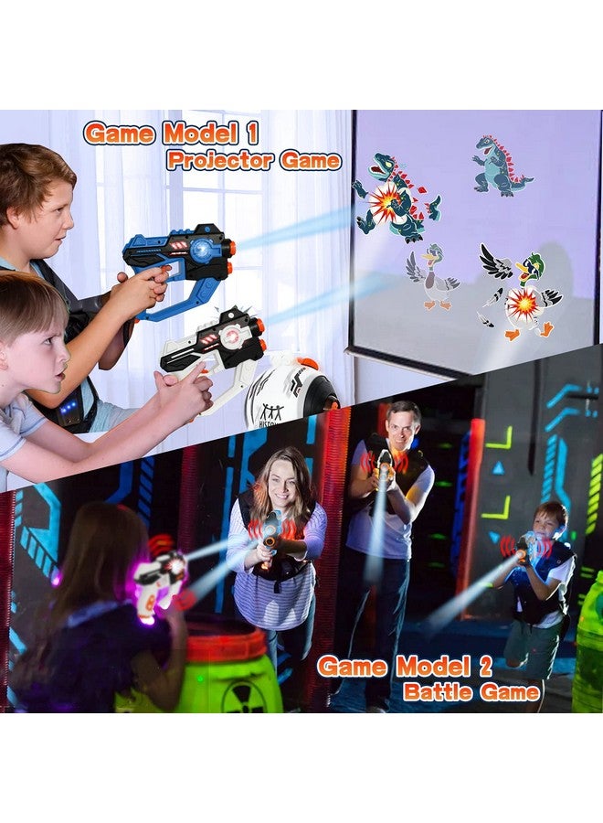 Laser Tag For Boys Age 8-12,Lazer Tag Game Set With Projector For Kids,Laser Tag Guns Set Of 2 Players,Gift For 6 7 8 9 10 11 12+ Year Old Boys Girls Indoor Outdoor Shooting Games Toys