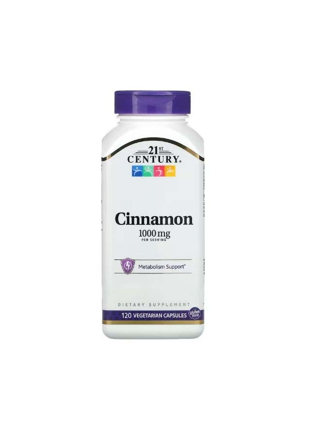 Cinnamon 500 mg 120 Vegetarian Capsules