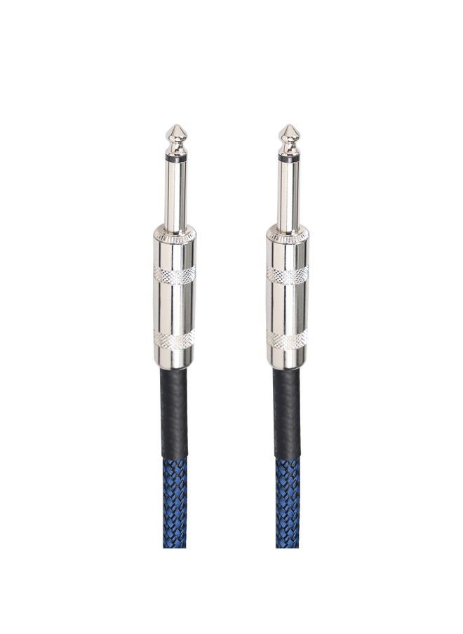 TC048BL 6.35mm Plug Male to Male Electric Guitar Mono Audio Cable, Length:1.8m