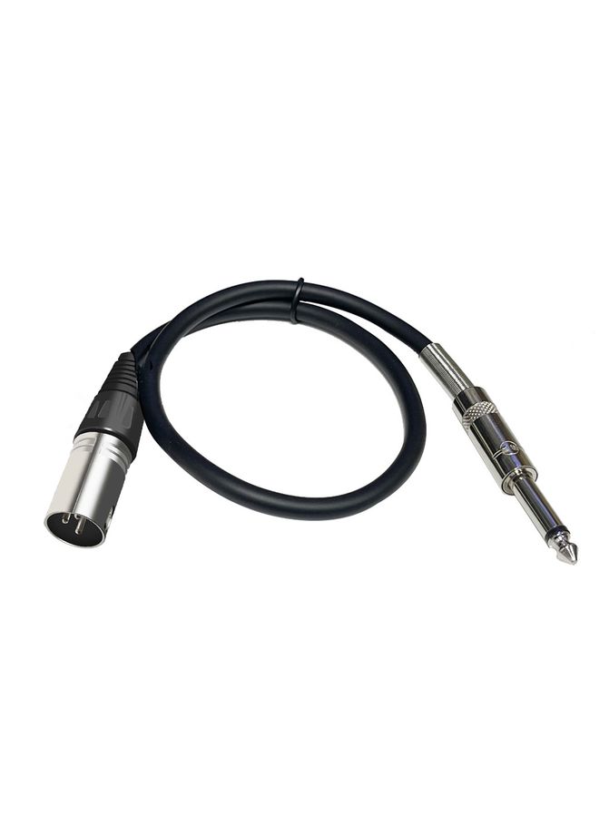 6.35mm Caron Male To XLR 2pin Balance Microphone Audio Cable Mixer Line, Size:1.5m