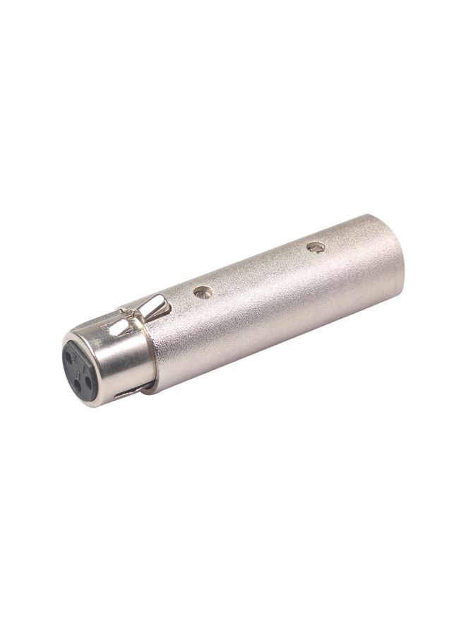 Zinc Alloy Shell Large 3Pin Female XLR to 5Pin XLR Male DMX Signal Lamp XLR Adapter