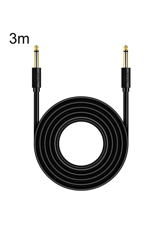 3m JINGHUA 6.5mm Audio Cable Male to Male Microphone Instrument Tuning Cable