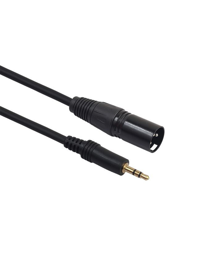 351930 3.5mm Male to XLR Male Microphone Audio Cord, Length: 3m