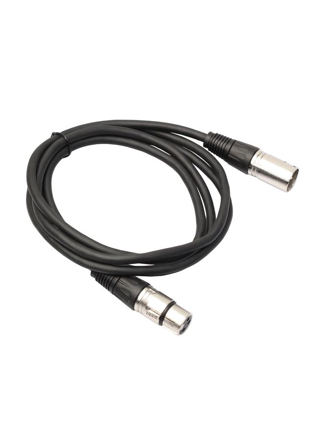 1m 3-Pin XLR Male to XLR Female Microphone Cable