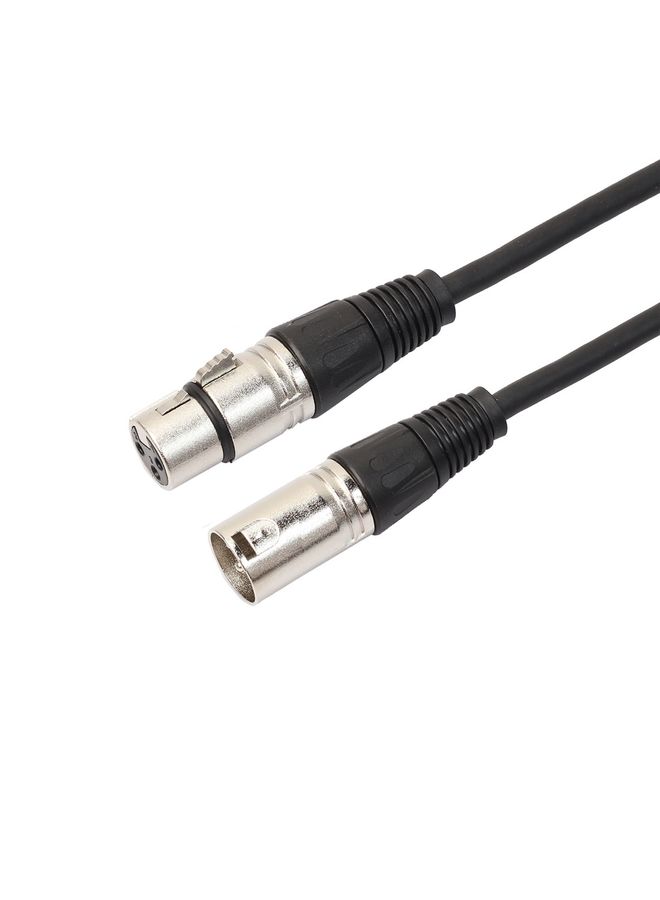 1m 3-Pin XLR Male to XLR Female Microphone Cable