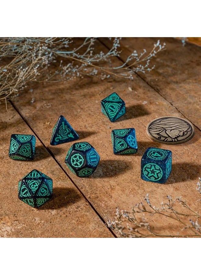 Q-Workshop Witcher Dice Set. Yennefer - Sorceress Supreme