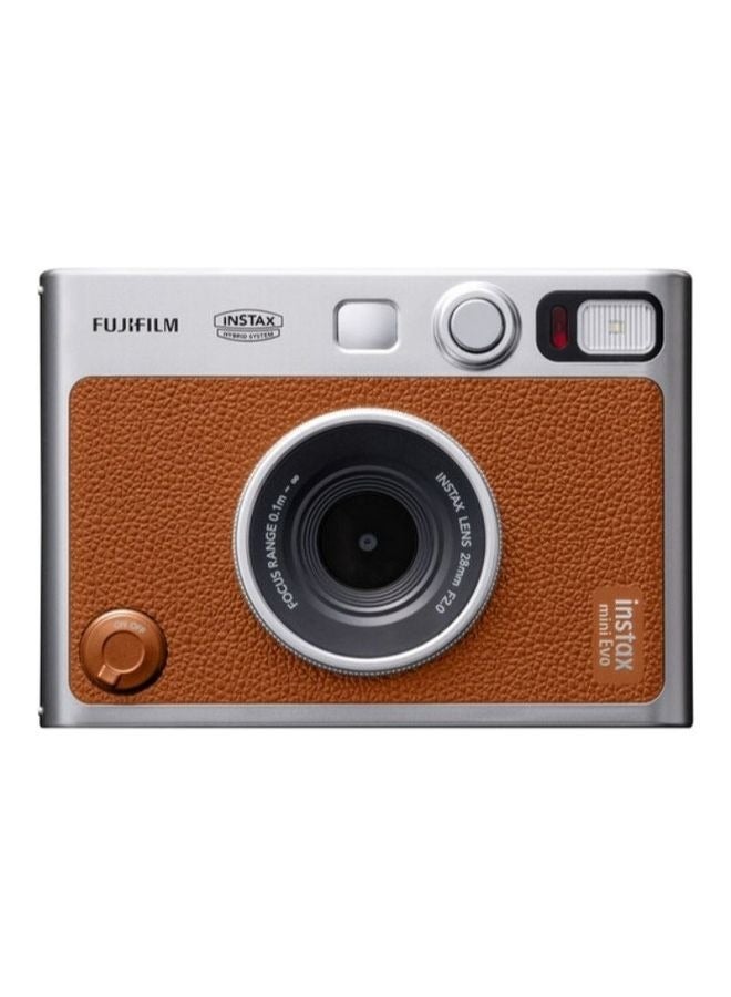 INSTAX MINI CAMERA EVO BROWN