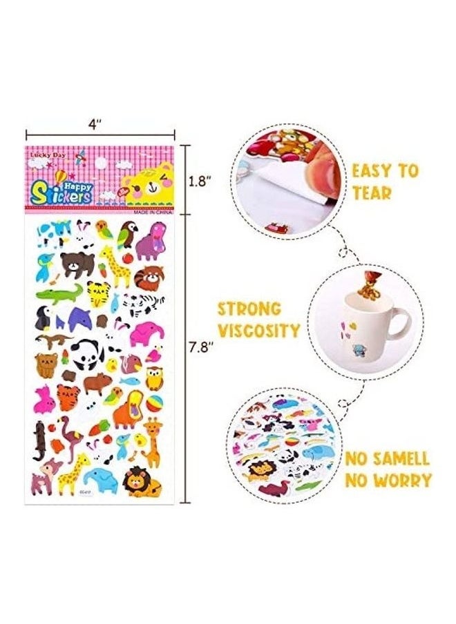 20-Different Sheets Of Puffy Stickers