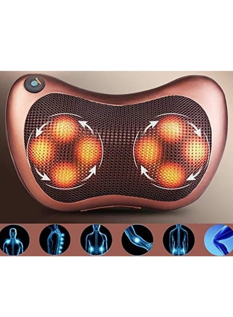 Neck Massage Pillow And Shoulders Legs Back Massager Relaxation By 8 Head With Magnet Vibrator Electric Heating Kneading Therapy