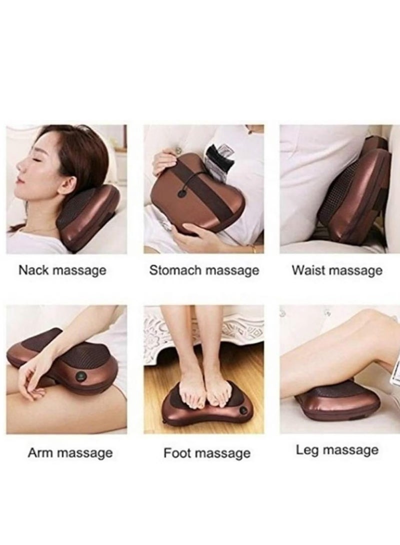 Neck Massage Pillow And Shoulders Legs Back Massager Relaxation By 8 Head With Magnet Vibrator Electric Heating Kneading Therapy